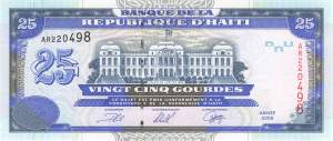 25 Gourdes p266a 2000 Haiti